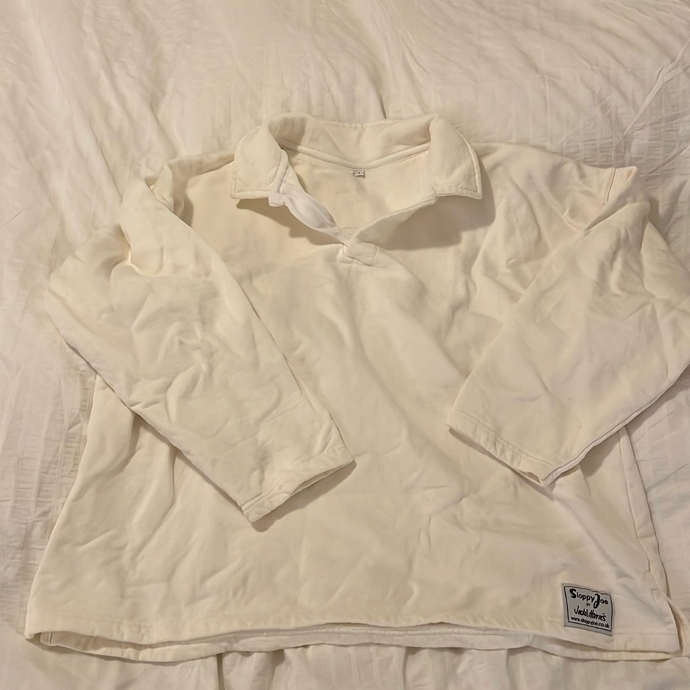 Sloppy Joe by Jackie Harris Collar 02 size 1 in warm white